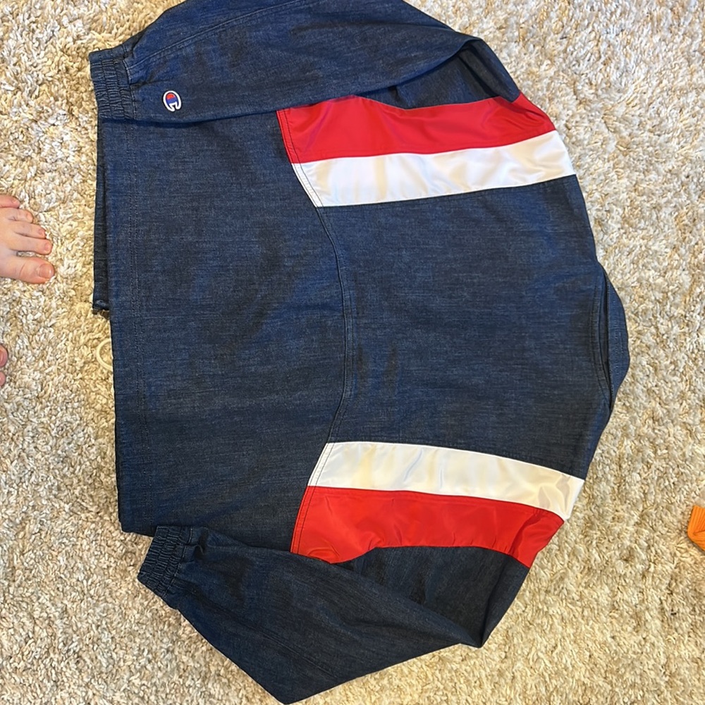 Denim Jacket by Champion Reverse Weave nwot - Picture 6 of 6